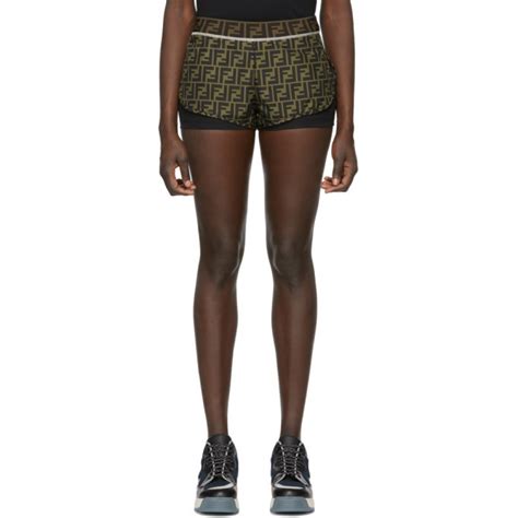 fendi summer shorts|brown Fendi shorts.